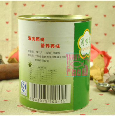 【冯味记冰糖芦荟850g 冰糖芦荟罐头 冰糖芦荟果酱 冰糖芦荟粒 果肉】价格,厂家,图片,其他罐头食品,广州泰风贸易-