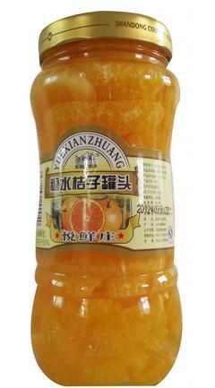 山东百果庄园食品 专业供应福州桔子罐头，石家庄桔子罐头厂家解析